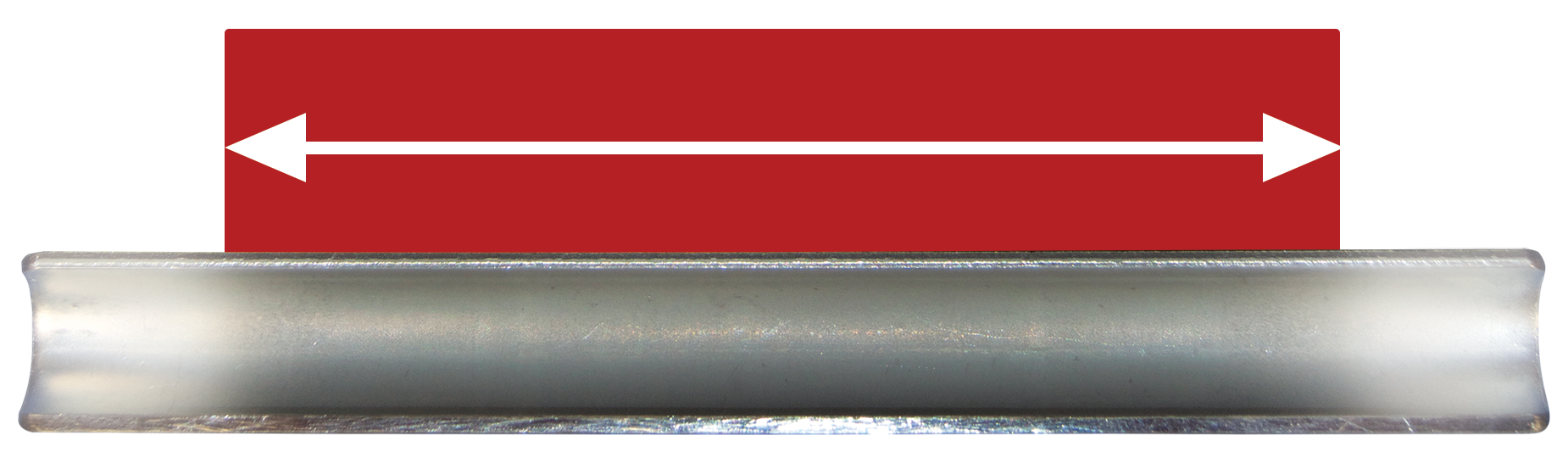 Figure 3: Electroplated zinc - incomplete inside diameter coating